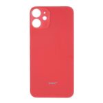 iPhone 12 Mini Back Glass Cover With Big Camera Hole-Red