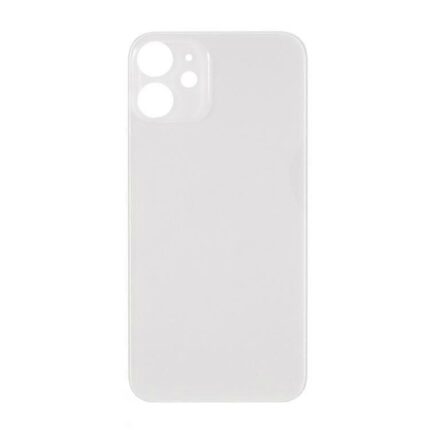 iPhone 12 Mini Back Glass Cover With Big Camera Hole-White