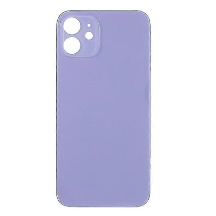 iPhone 12  Back Glass Cover With Big Camera Hole-Purple
