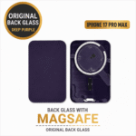 iPhone 17 pro max back glass With Megsafe Megnet- Deep Purple