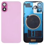 iPhone 16 Plus Metal Back Cover Glass with Camera Lense and Magsafe Magnet-Pink