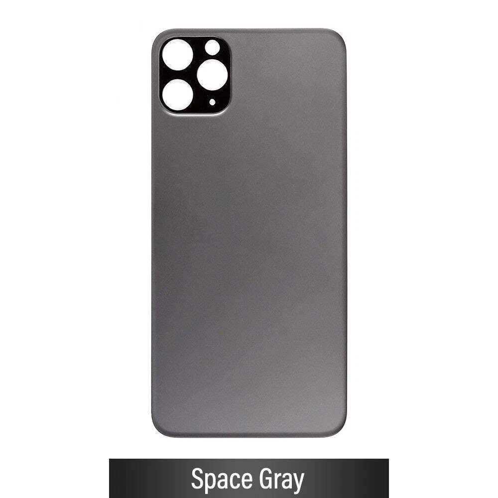 s-l1600-1-4.webp iPhone 11 Pro Back Glass Cover With Big Camera Hole-Grey - Image 1