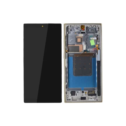 Samsung Galaxy S24 Ultra S928B  OLED Screen Replacement with Frame -Titanium Black