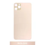 iPhone 11 Pro Back Glass Cover With Big Camera Hole-Gold
