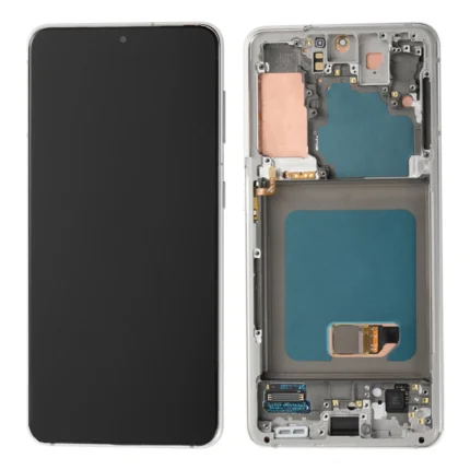Galaxy S21 5G  Demo Phone Touch Screen Assembly with Frame - Phantom Violet