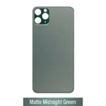 iPhone 11 Pro Max Back Glass Cover With Big Camera Hole-Green