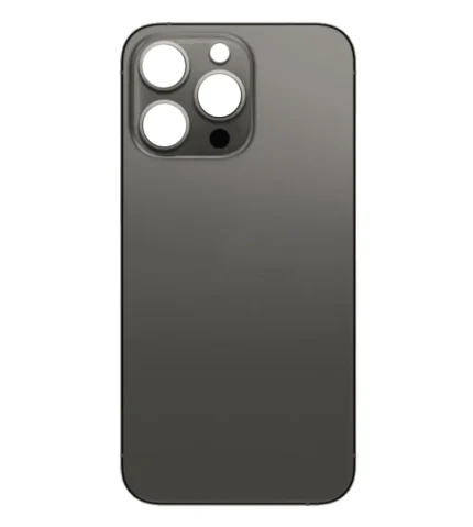 iPhone 13 Pro Back Glass Cover With Big Camera Hole–Black