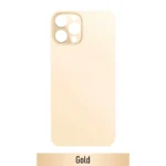 iPhone 12 Pro Max Back Glass Cover With Big Camera Hole-Gold