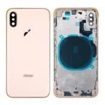 iPhone XS Max Back Housing With Small Parts-Gold