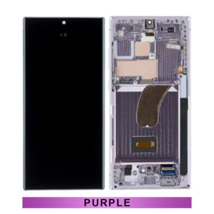 Samsung S23Ultra S918 Oled Screen With Frame-Purple (Service Pack)