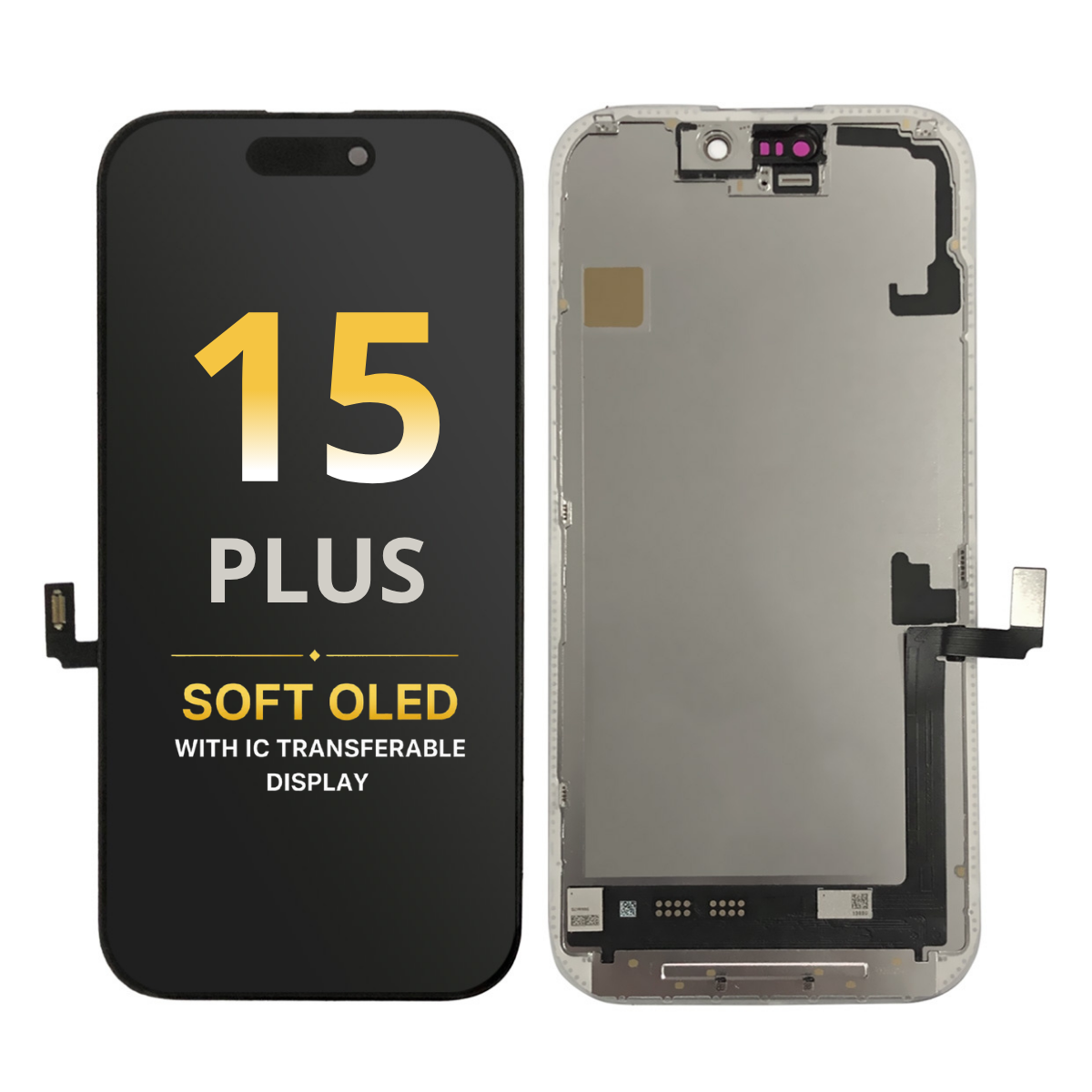 15_Plus_IC_tranferable Iphone 15 Plus Soft OLED (IC Transferable) - Image 1