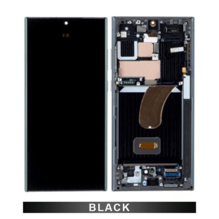 Samsung S23Ultra S918 Oled Screen With Frame-Black (Size-1:1 Display Aftermarket)
