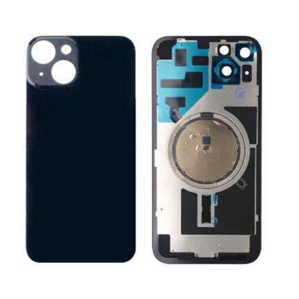 iPhone14 Plus Back Glass With Camera Frame and Magsafe Magnet-Black