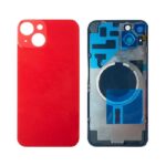 iPhone14 Plus Back Glass With Camera Frame and Magsafe Magnet-Red