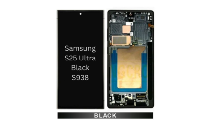 Samsung S25Ultra Oled Screen With Frame (Aftermarket Soft OLED 6.78inch)-Black
