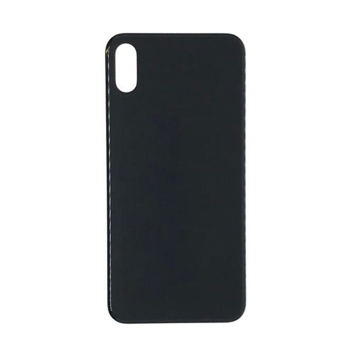 iPhone-X-back-black-11535367210.878-1_3c82faea-d227-4450-8f69-28b81f5601e3 iPhone XS Max Back Glass Big Camera Hole-Black - Image 1